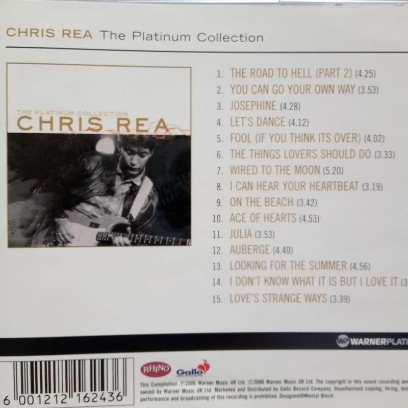 Chris Rea (CD) The Platinum Collection