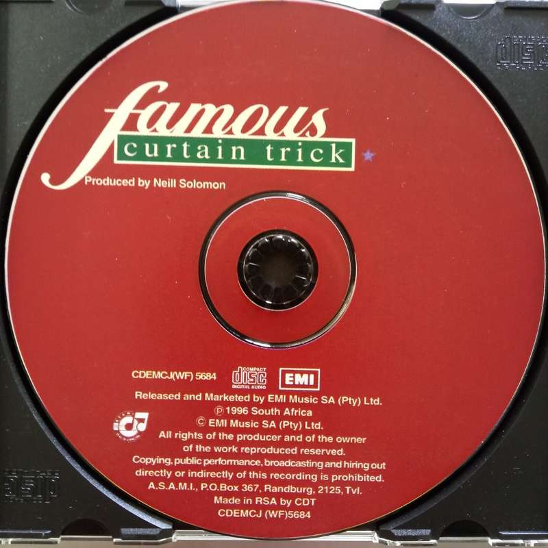 Famous Curtain Trick (CD) Famous Curtain Trick