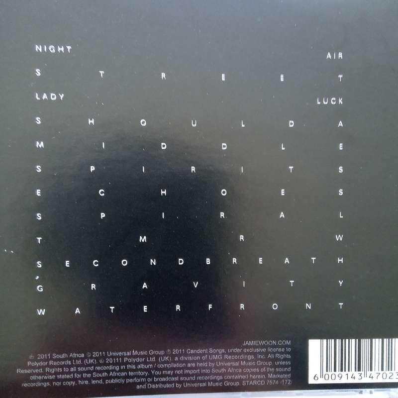 Jamie Woon (CD) Mirrorwriting