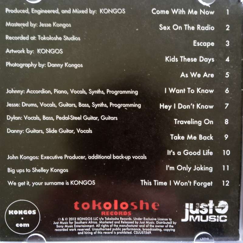 Kongos (CD) Lunatic