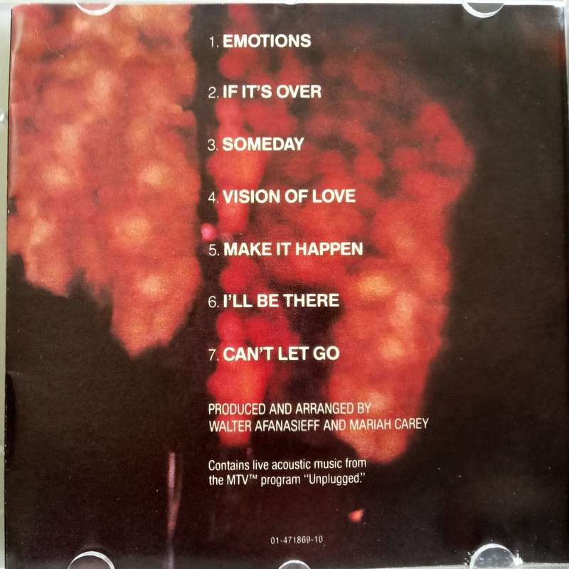 Mariah Carey (CD) MTV Unplugged EP