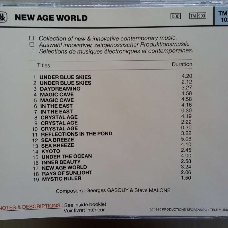 New Age World (CD) Georges Gasquy