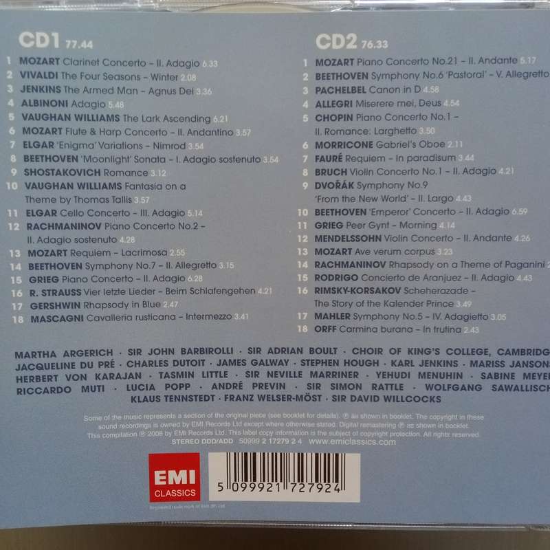 RELAX (CD) Classical Music For The Soul