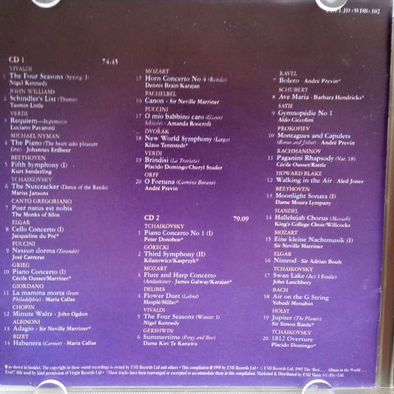 The Best Classical Album (CD) In The World ... Ever!