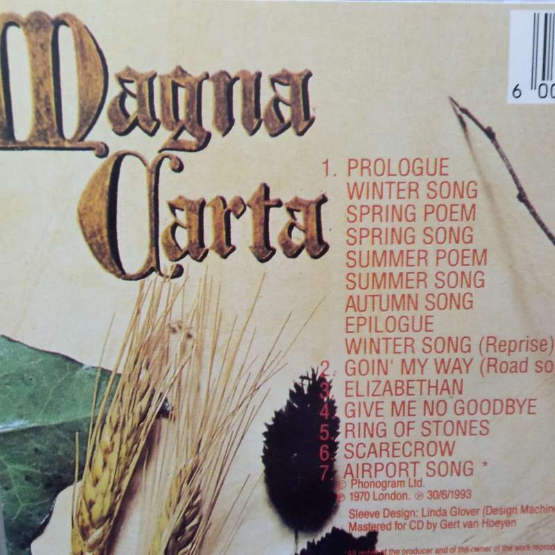 Magna Carta (CD) Seasons