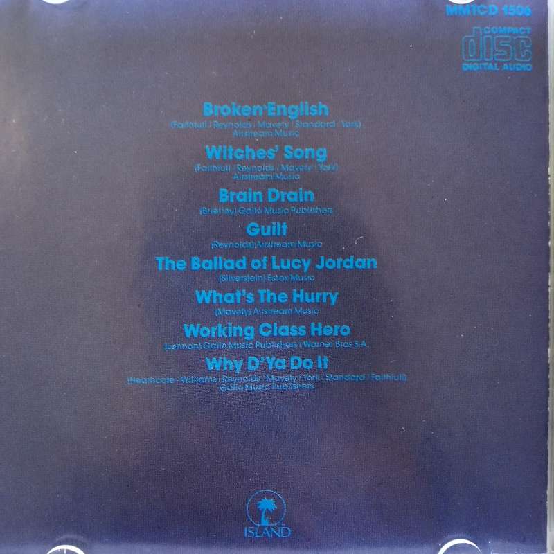 Marianne Faithfull (CD) Broken English