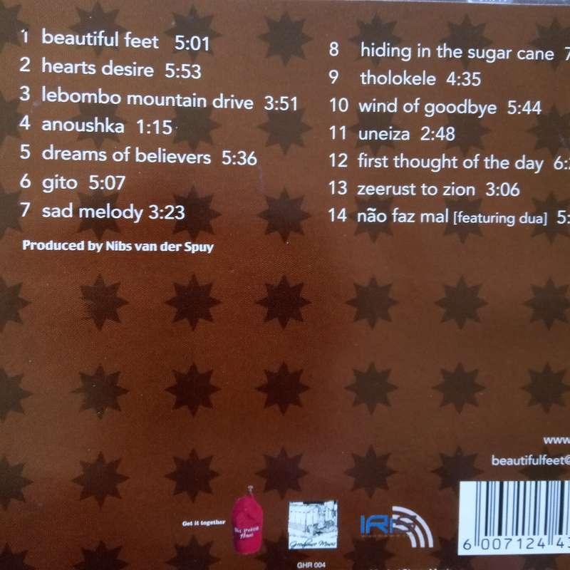 Nibs Van Der Spuy (CD) Beautiful Feet