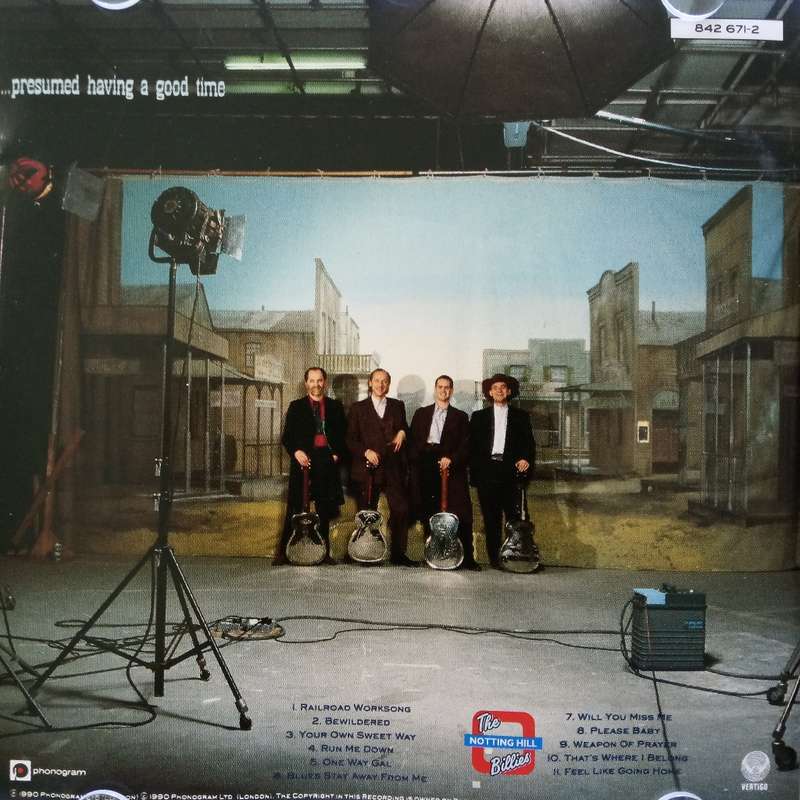 The Notting Hillbillies (CD) Missing - Presumed Having A Good Time