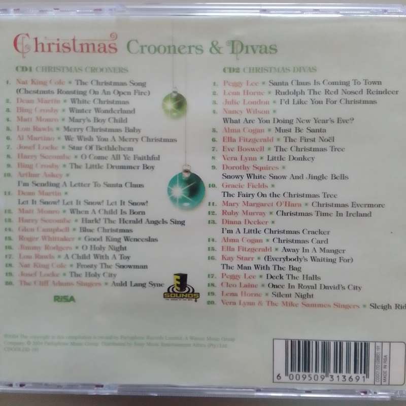 Christmas Crooners & Divas (CD) Double Compilation - Christmas