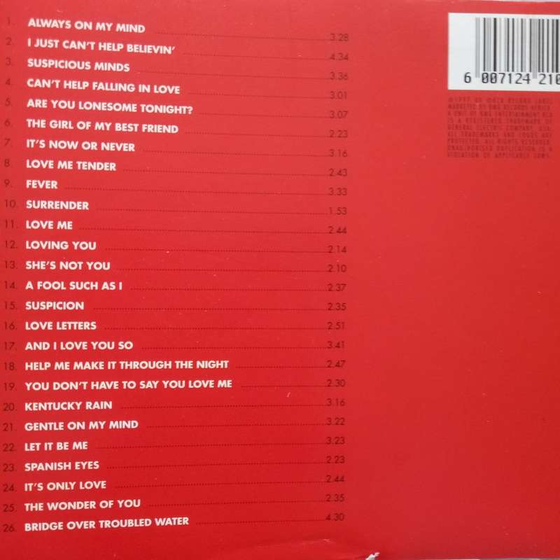 Elvis Presley (CD) The Ultimate Love Songs Collection