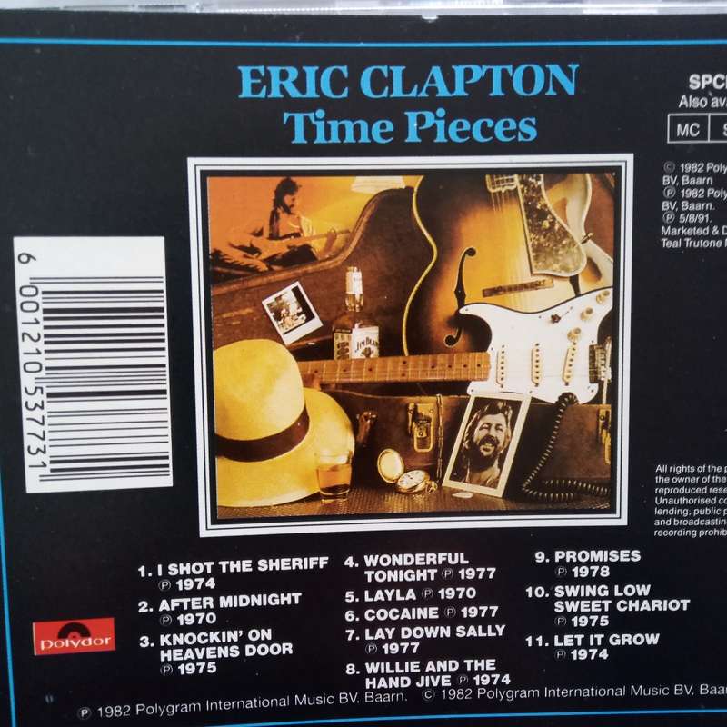 Eric Clapton (CD) Time Pieces - The Best Of