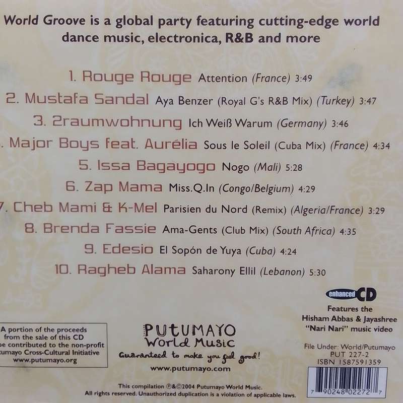 World Groove (CD) Putumayo Compilation