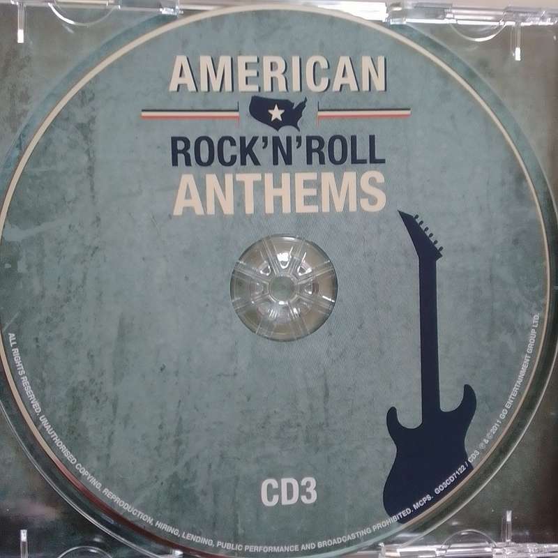 American Rock `n` Roll Anthems (CD) Triple Compilation