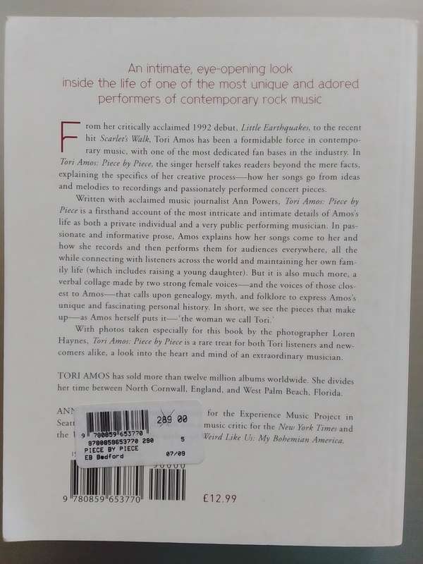 Tori Amos (Paperback) Piece By Piece