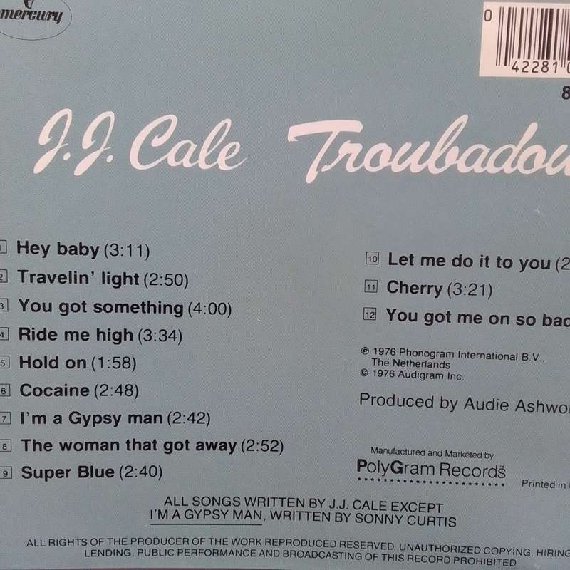 J.J. Cale (CD) Troubadour