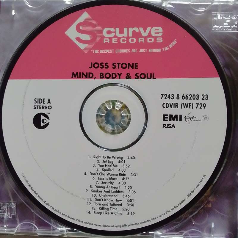 Joss Stone (CD) Mind, Body & Soul
