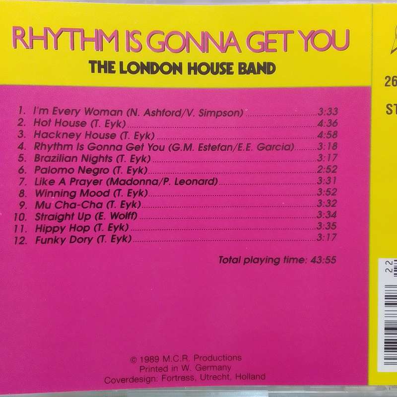 The London House Band (CD) Rhythm Is Gonna Get You