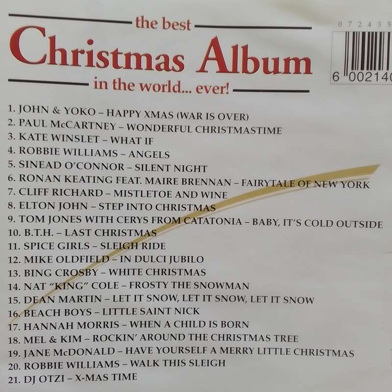 The Best Christmas Album (CD) In The World ... Ever!