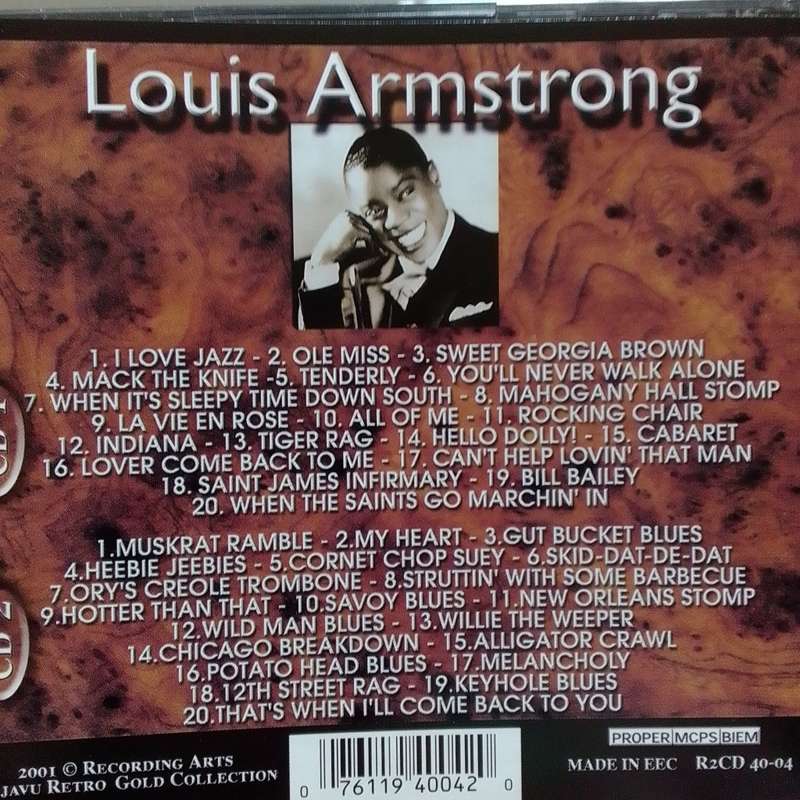 Louis Armstrong (CD) Dejavu - Retro Gold Collection