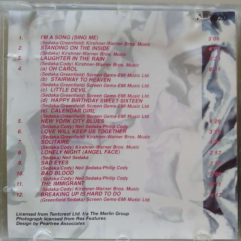 Neil Sedaka (CD) Oh Carol