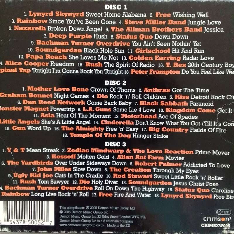 Let`s Get Rocked! (CD) Rock Classics - Set Of 3