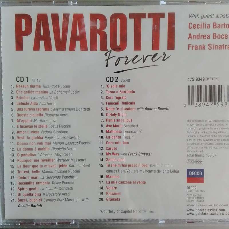 Luciano Pavarotti (CD) Pavarotti Forever