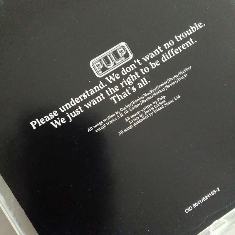 Pulp (CD) Different Class