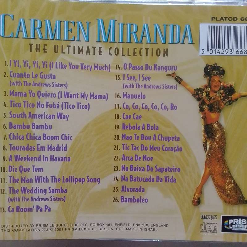 Carmen Miranda (CD) The Ultimate Collection