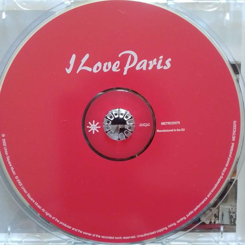 I Love Paris (CD) Sensuous French Classics