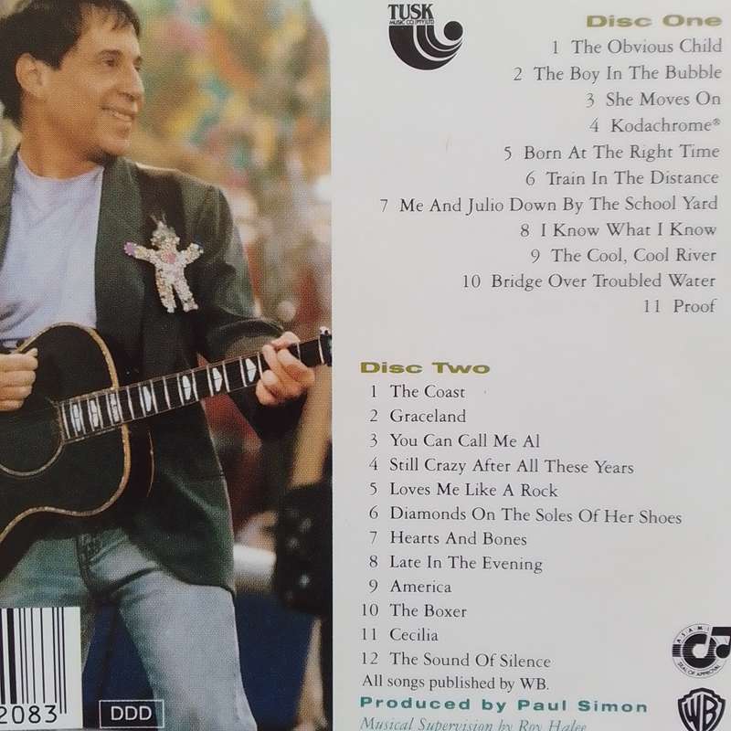 Paul Simon (CD) Concert In The Park