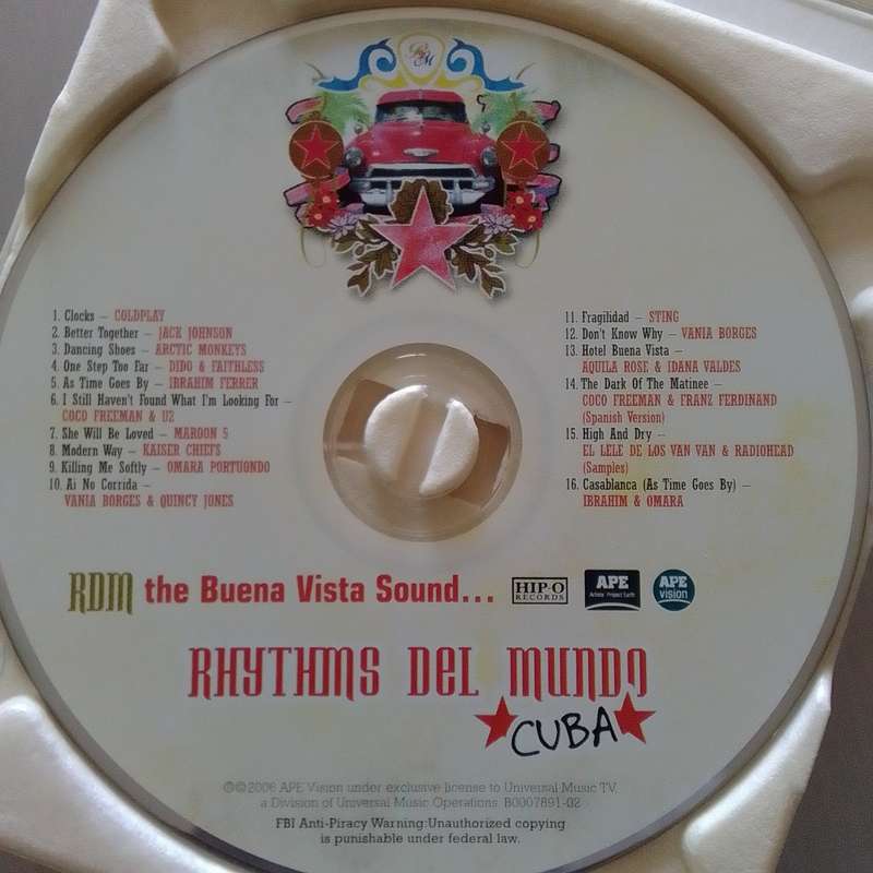 Rhythms Del Mundo (CD) CUBA Compilation