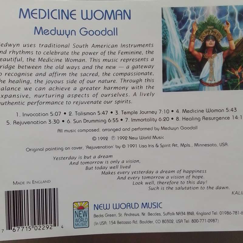 Medicine Woman (CD) Medwyn Goodall