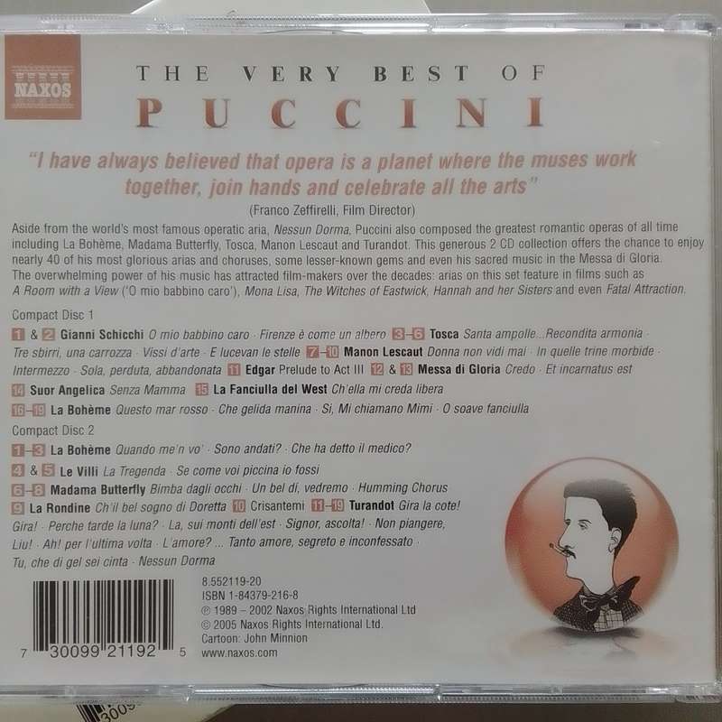 Puccini (CD) The Very Best Of