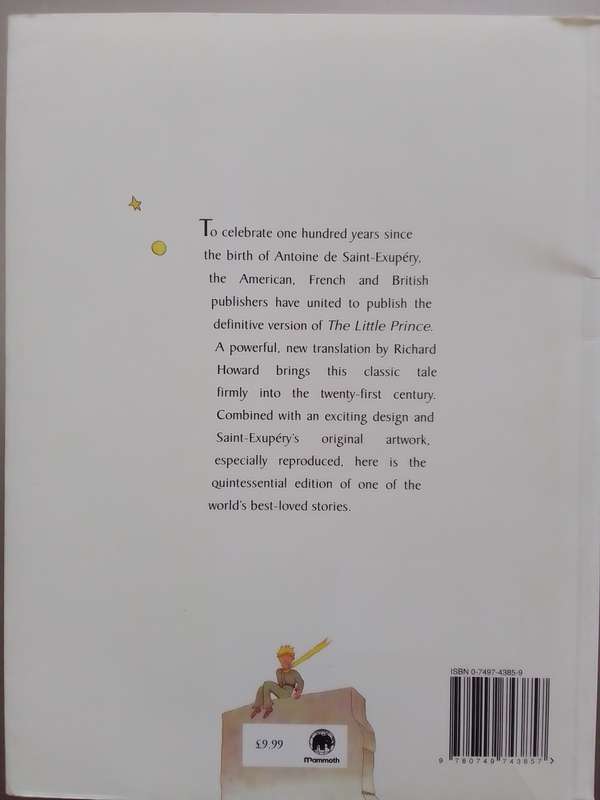 The Little Prince (Soft Cover) Antoine De Saint-Exupery