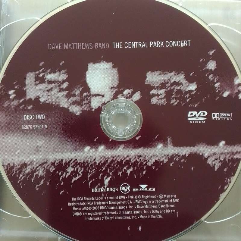 Dave Matthews Band (DVD) The Central Park Concert