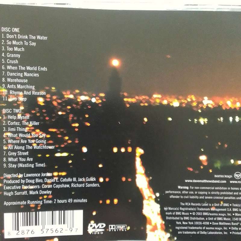 Dave Matthews Band (DVD) The Central Park Concert