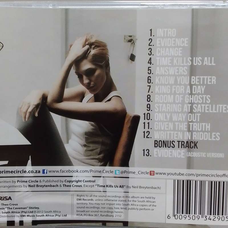 Prime Circle (CD) Evidence