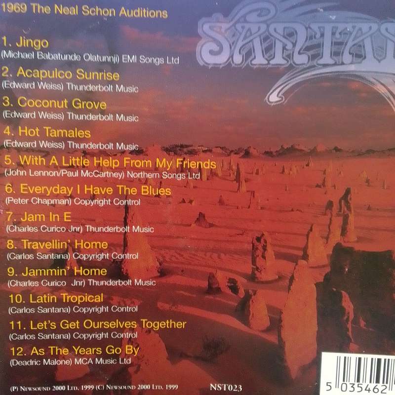 Santana (CD) Hot Tamales