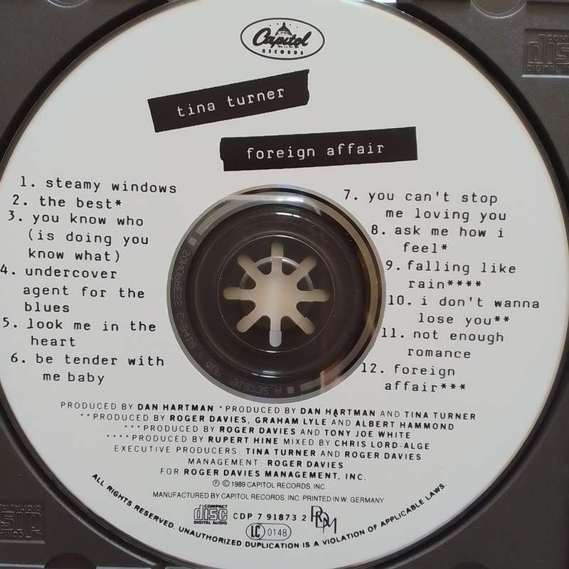Tina Turner (CD) Foreign Affair