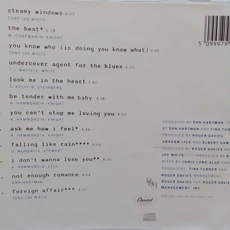 Tina Turner (CD) Foreign Affair