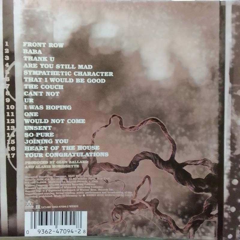 Alanis Morissette (CD) Supposed Former Infatuation Junkie