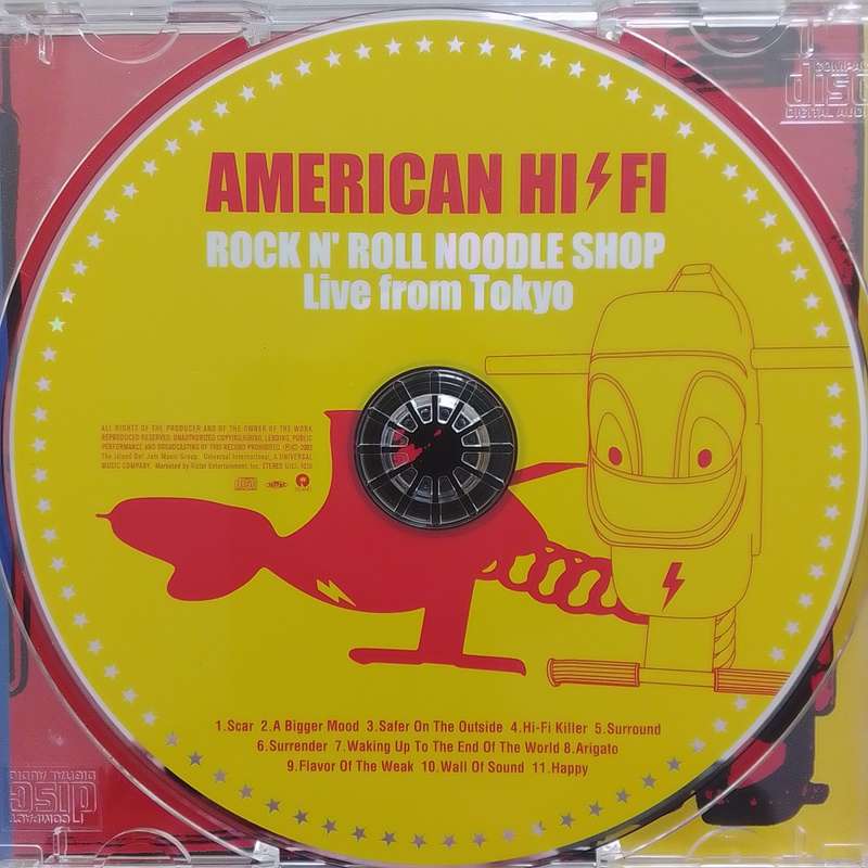 American Hi-Fi (CD) Rock n Roll Noodle Shop - Live From Tokyo