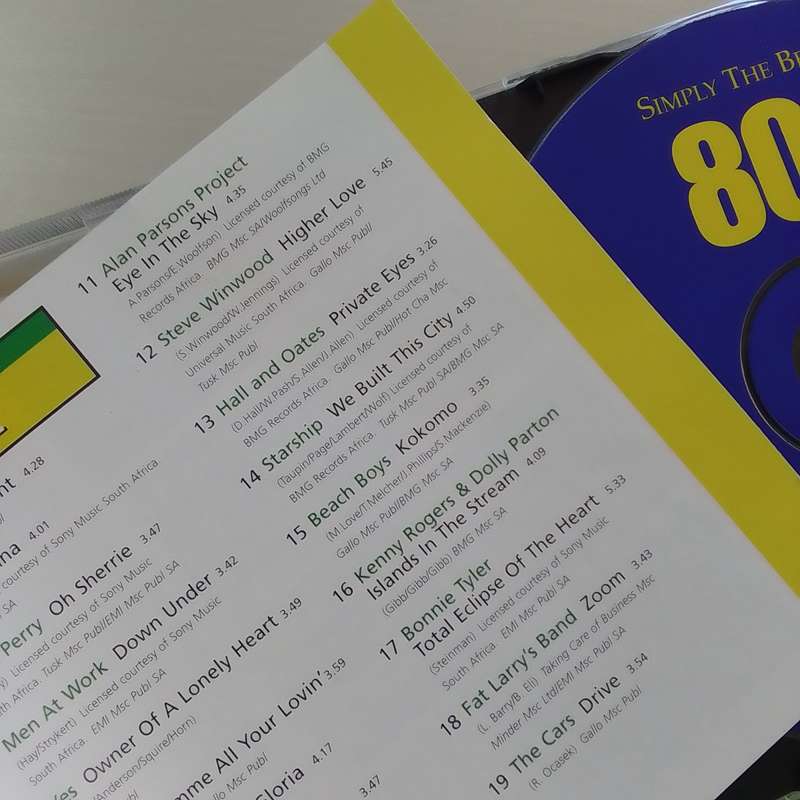80s Hits (CD) Simply The Best