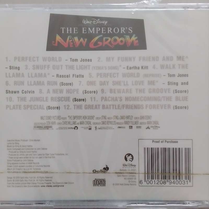 The Emperor`s New Groove (CD) An Original Walt Disney Records Soundtrack (New)