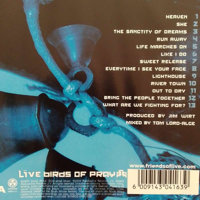 Live (CD) Birds Of Pray