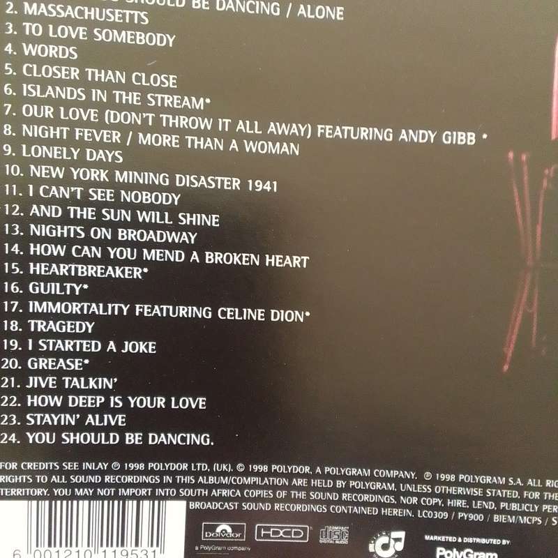 Bee Gees (CD) One Night Only
