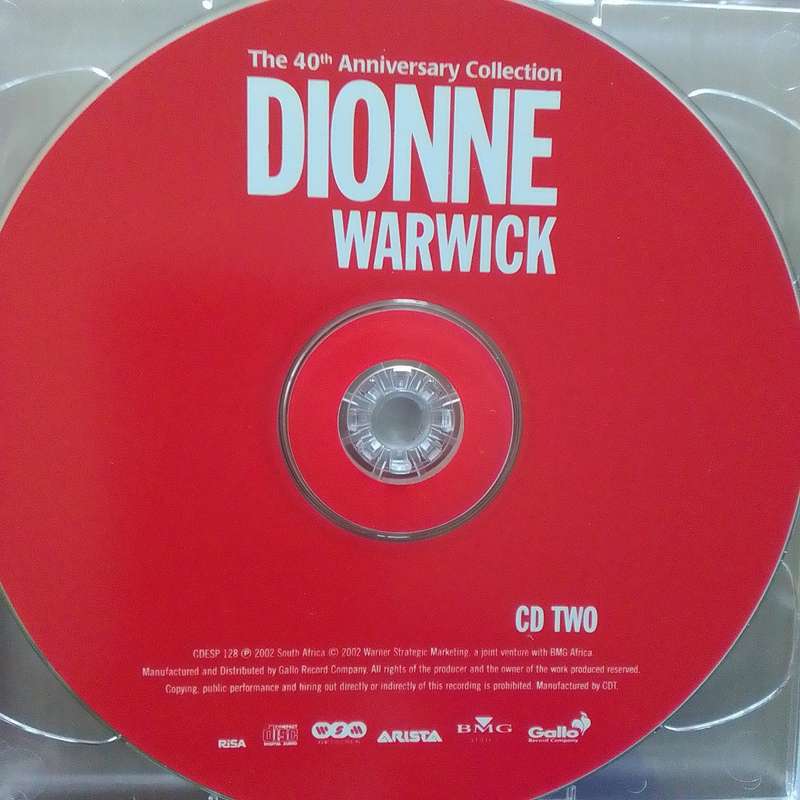 Dionne Warwick (CD) The 40th Anniversary Collection
