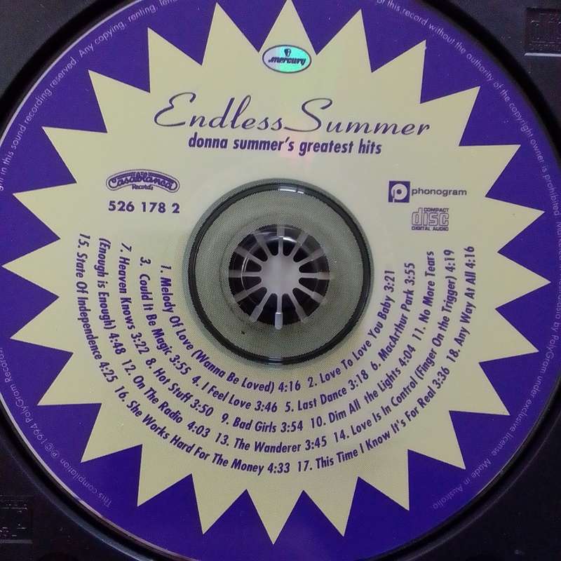 Donna Summer (CD) Endless Summer - Greatest Hits