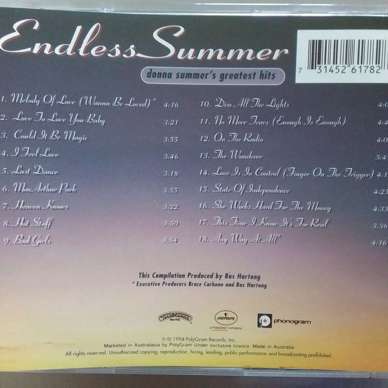 Donna Summer (CD) Endless Summer - Greatest Hits