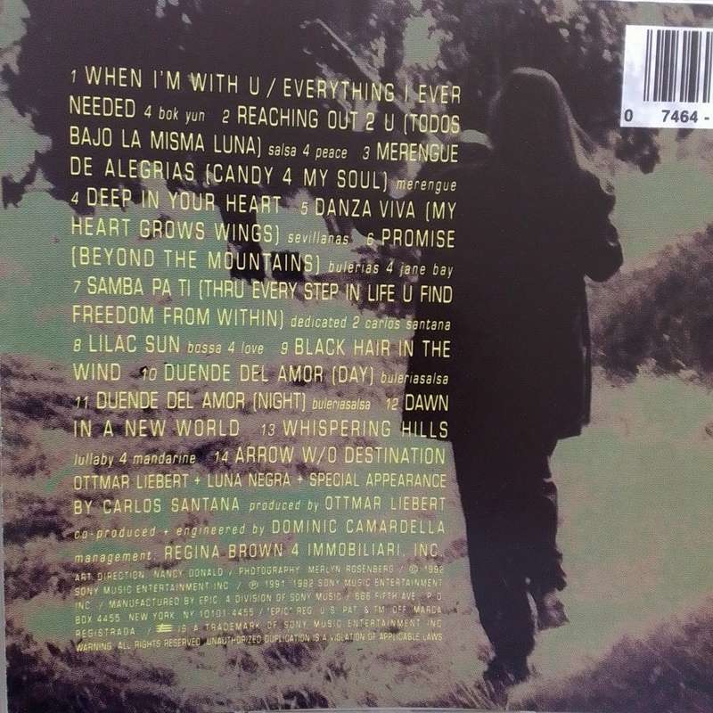 Ottmar Liebert + Luna Negra (CD) Solo Para Ti